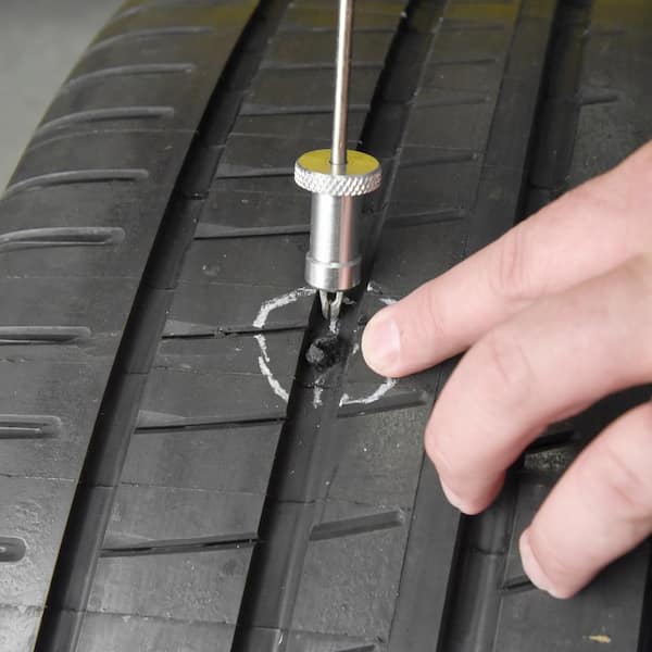 SLIME Tire Plug Kit Car Truck ATV Tires 8 Piece Rubber Cement