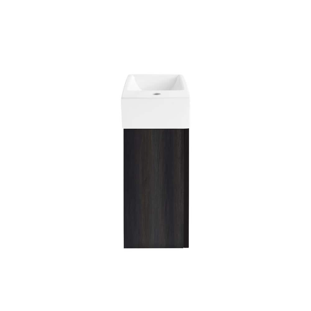 Colmer 18" Black Single Cabinet Bathroom Vanity