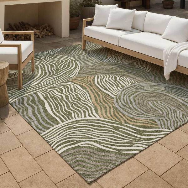 Addison Rugs Chantille Machine Washable Indoor/Outdoor Abstract