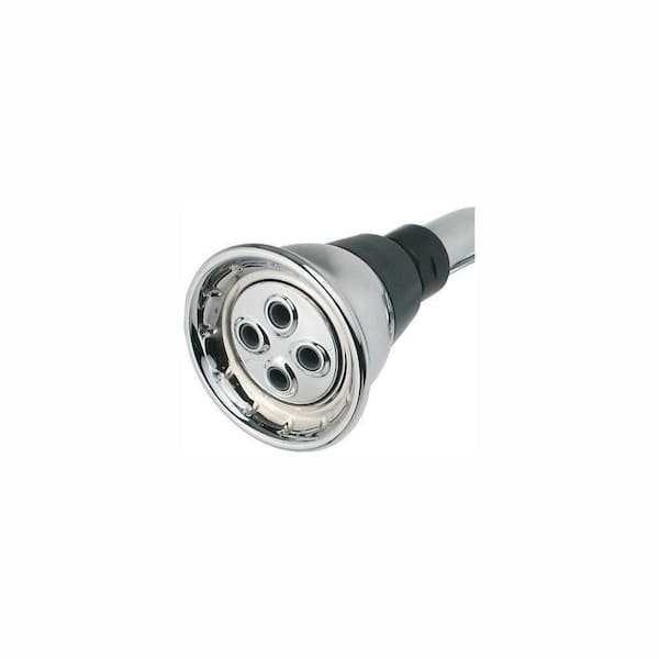 1-Spray Patterns 2.75 in. Wall Mount Fixed Shower Head in Chrome