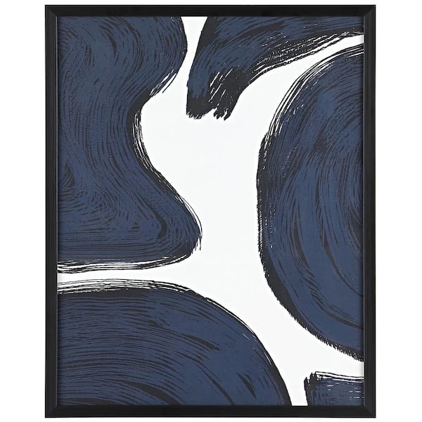 SAFAVIEH Petrichor Framed Mixed Media Abstract Wall Art 4 in. x 19 in.