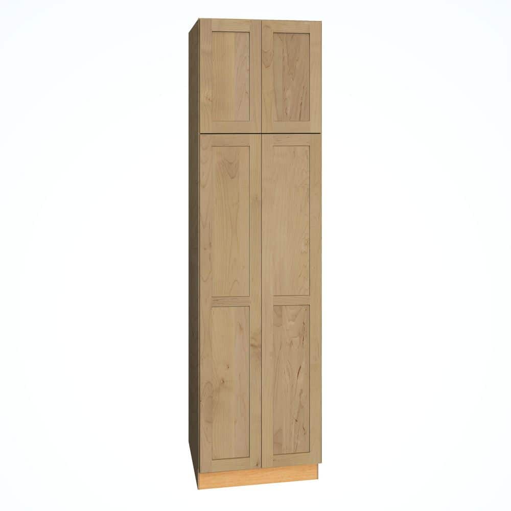 QuickShip Cottage 24 in. W x 24 in. D x 90 in. H Assembled Plywood Shaker 2-Door Pantry Kitchen Cabinet in Canopy price history on PriceWatchPro