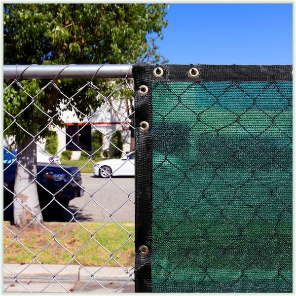 4' 5' 6' 8' FT Green Privacy Fence Screen Cover Mesh Garden Yard Home Commercial 