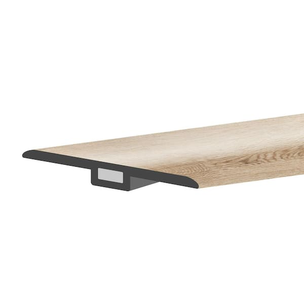 Lucida Surfaces GlueCore Cashmere 1-3/4 in. W x 47-1/4 in. L x 0.27 in. T Vinyl T-Molding