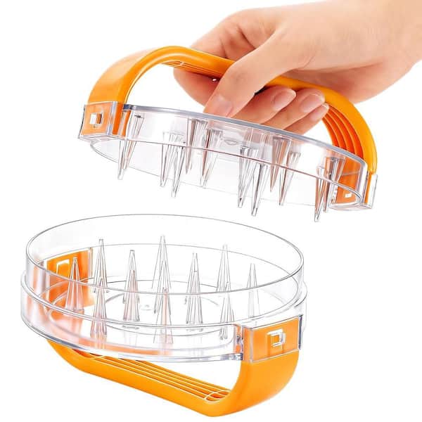 Plastic Chicken Shredder with Twist for Kitchen, Shredding Chicken, Pork, and Beef, Clear (1-Pack)