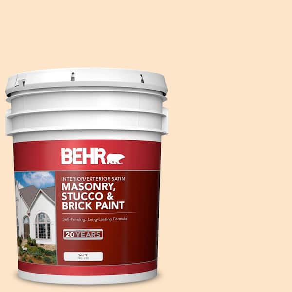 BEHR 5 gal. #P230-2 Sour Tarts Satin Interior/Exterior Masonry, Stucco and Brick Paint