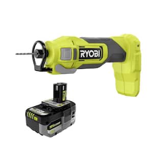 ONE+ 18V Cordless Cut-Out Tool with ONE+ 18V 4.0 Ah HIGH PERFORMANCE Battery
