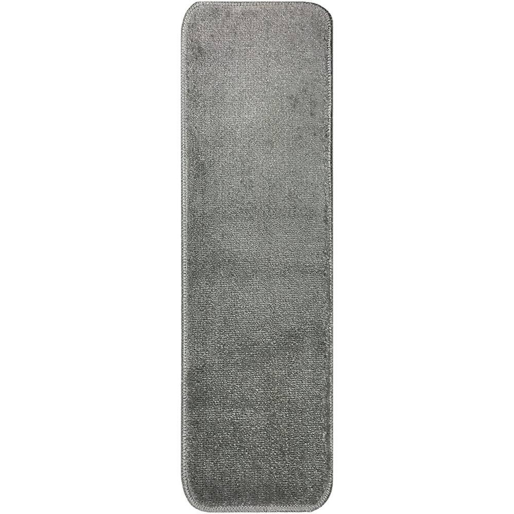 Comfy Collection Gray 8 ½ inch x 30 inch Indoor Carpet Stair Treads Slip Resistant Backing 1 Piece price history on PriceWatchPro