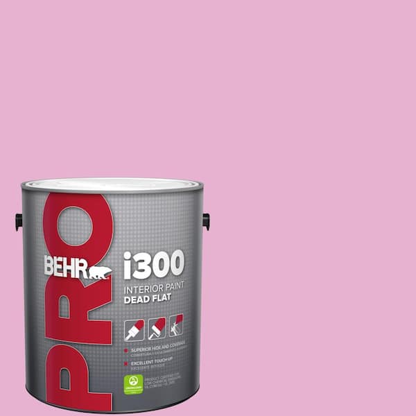 1 gal. #P120-2 Gumball Dead Flat Interior Paint