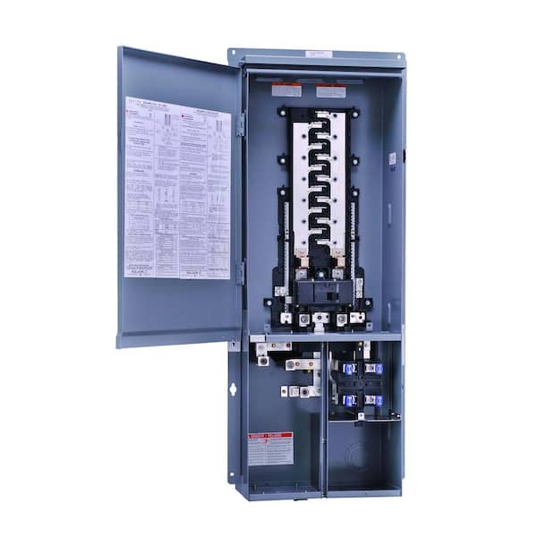 Square D Homeline 200 Amp 26-Space 42-Circuit Solar-Ready Combination Meter Socket and Main Breaker Load Center