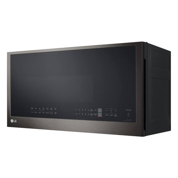 LG 2.1 Cu. ft. Smart Over-the-range Microwave with Easyclean , Black
