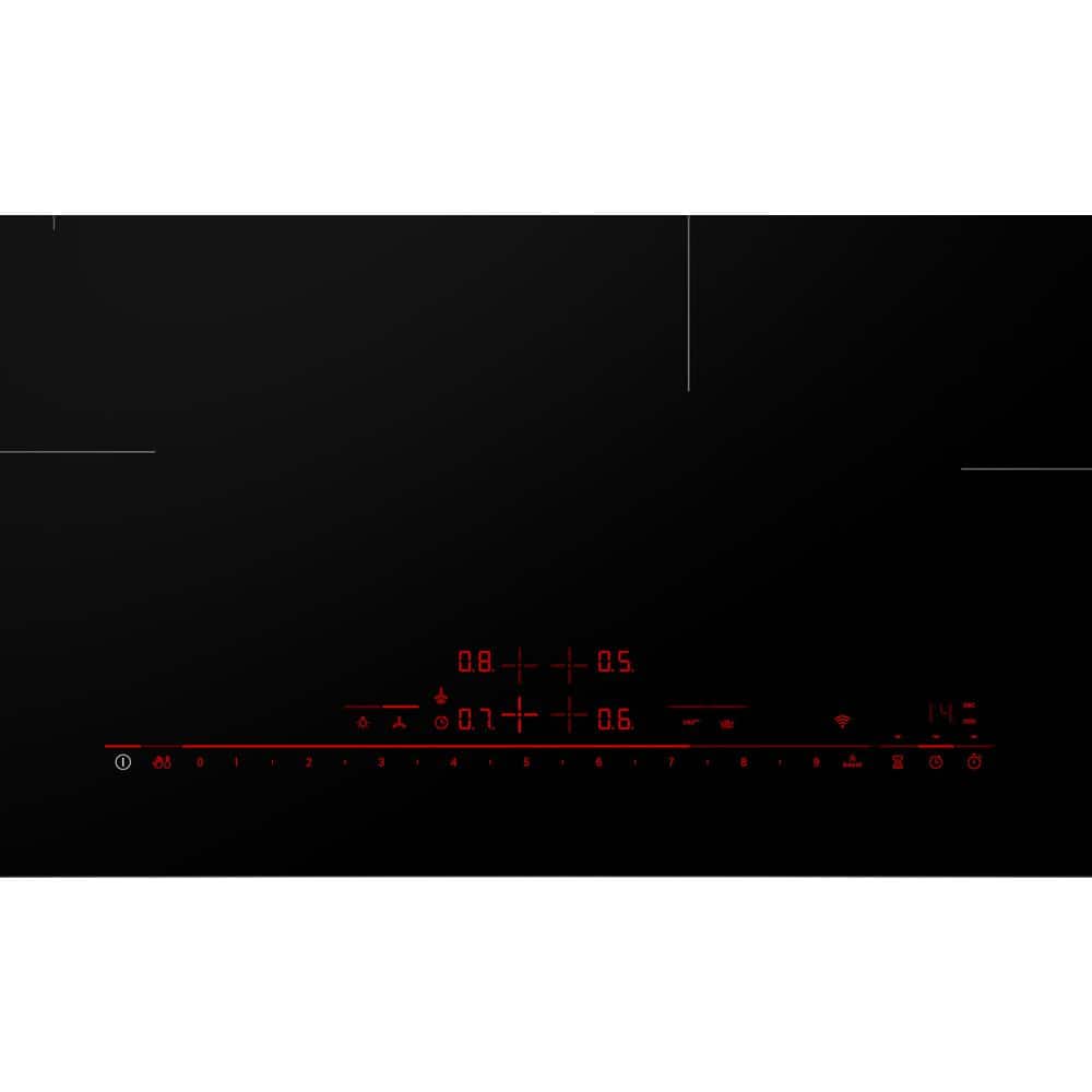 30" Black Stainless Steel 4-Burner Induction Cooktop