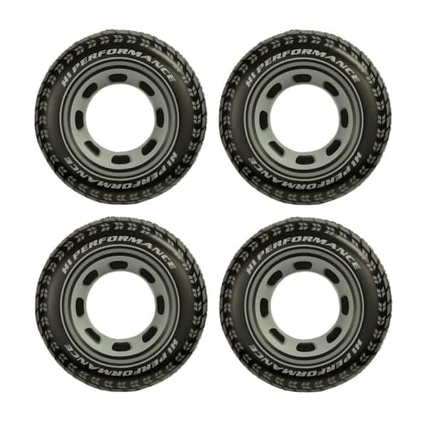 12 Pack Intex Inflatable Giant Tire Tube Raft Float For Pool Lake Ocean River 
