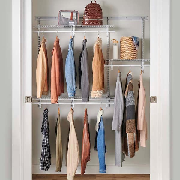 How to Install a ClosetMaid ShelfTrack Closet Storage System - The Home  Depot