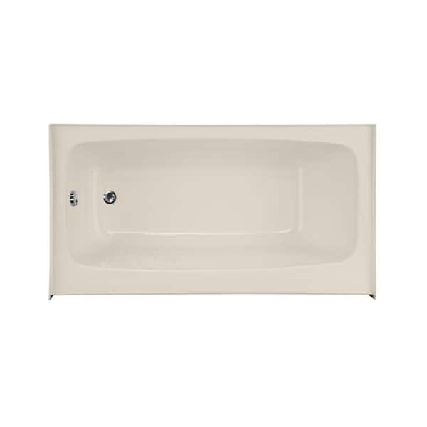 Hydro Systems Trenton 60 in. Left Drain Rectangular Alcove Air Bath Bathtub in Biscuit