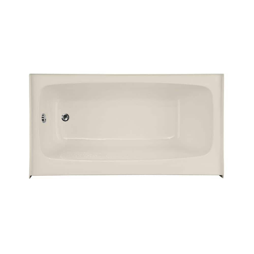 Trenton 66 in. Left Drain Rectangular Alcove Air Bath Bathtub in Biscuit price history on PriceWatchPro