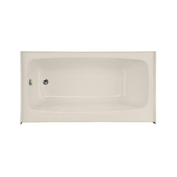 Hydro Systems Trenton 66 in. Left Drain Rectangular Alcove Air Bath Bathtub in Biscuit