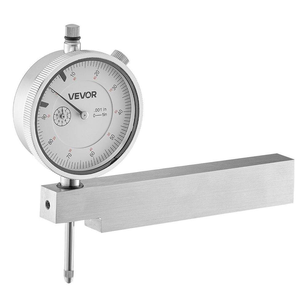 Dial Test Indicator with Metal Base, 0.001 in. Accuracy, 0-1 in. Range, Easy to Read Large Dial, Professional price history on PriceWatchPro