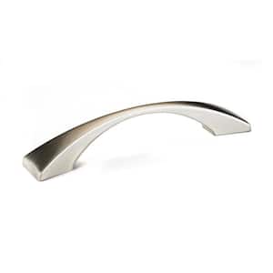 Clignancourt Collection 3 3/4 in. (96 mm) Brushed Nickel Traditional Cabinet Arch Pull