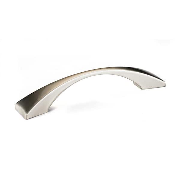 Richelieu Hardware Clignancourt Collection 3 3/4 in. (96 mm) Brushed Nickel Traditional Cabinet Arch Pull