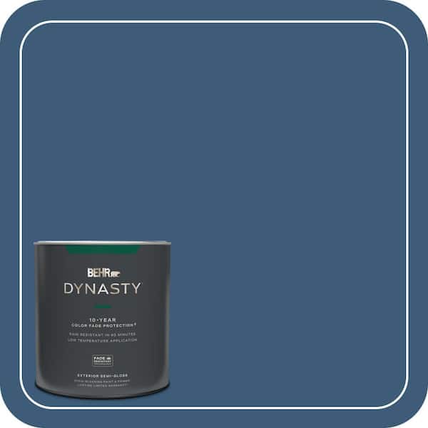 BEHR DYNASTY 1 qt. #ICC-85 China Pattern Semi-Gloss Exterior Stain-Blocking Paint & Primer