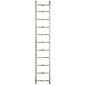 White Wood Decorative Ladder