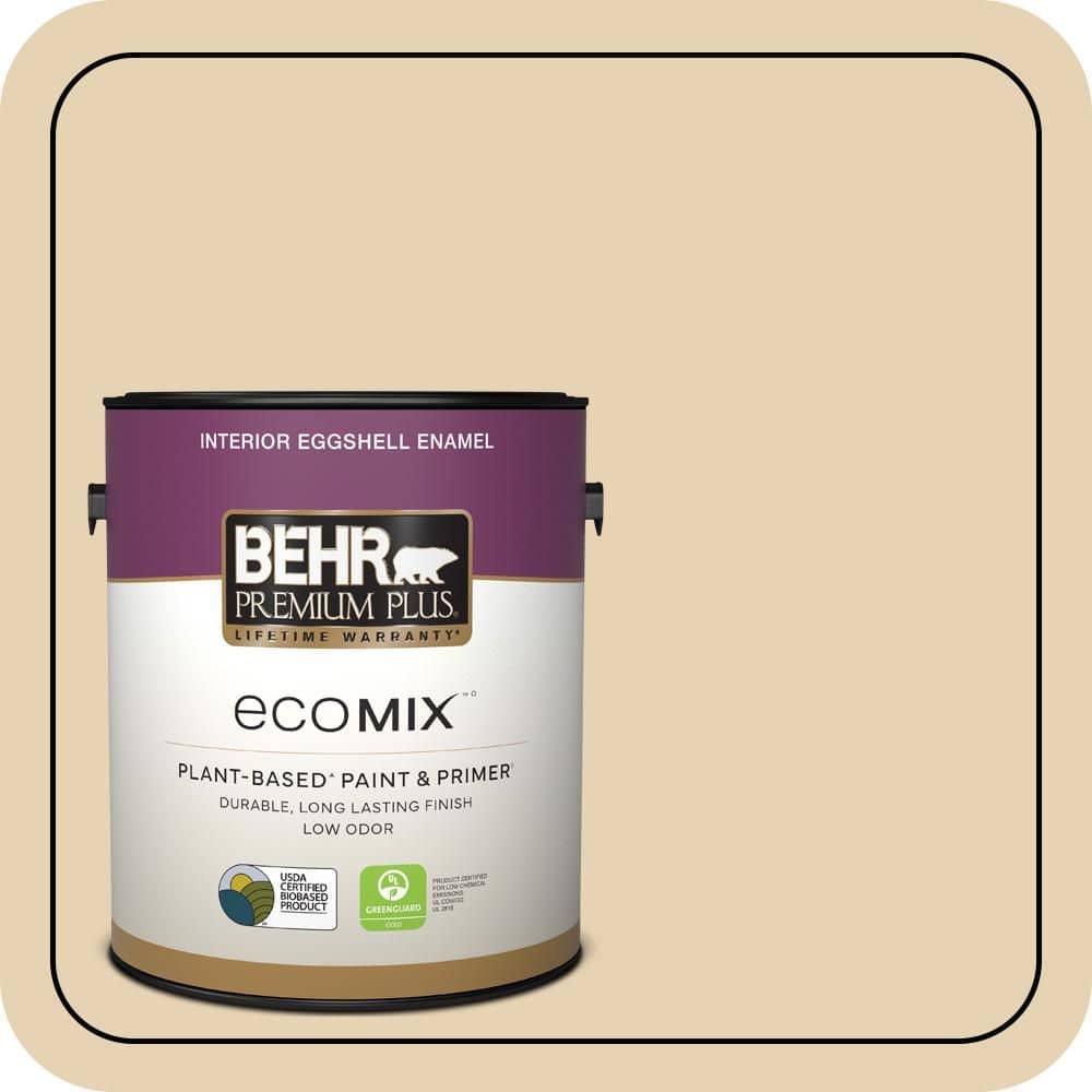 1 gal. #S310-2 Journal White Eggshell Enamel EcoMix Plant-Based Interior Paint & Primer price history on PriceWatchPro