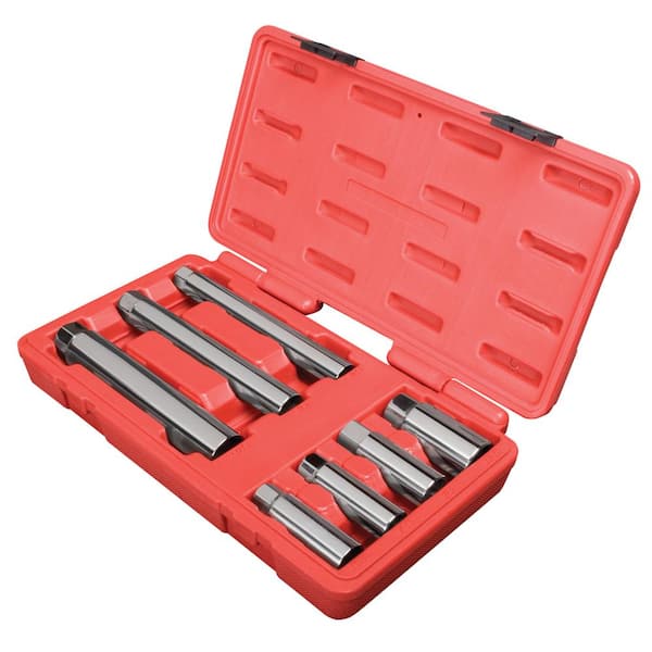 SUNEX TOOLS 3/8 in. Drive SAE and Metric Spark Plug Socket Set (7-Pieces)