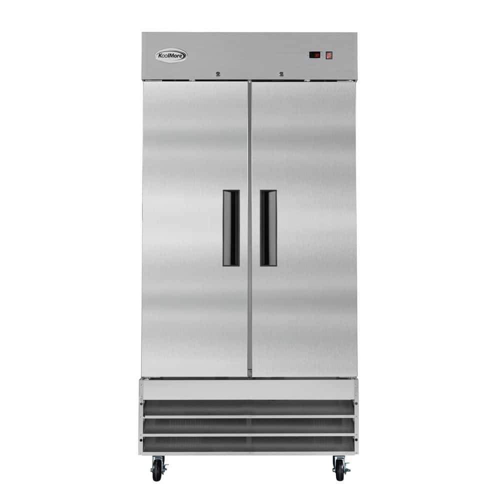 30 cu. ft. 2-Door Commercial Reach-In Refrigerator in Stainless Steel