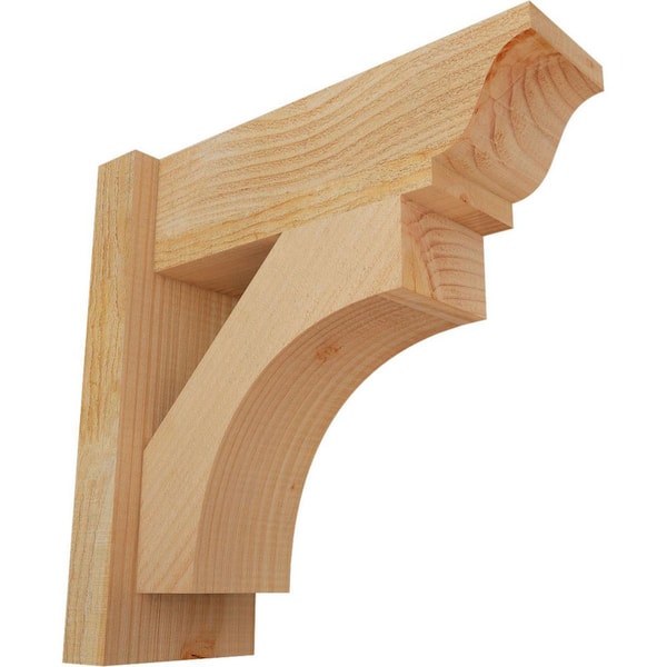 6 in. x 16 in. x 16 in. Douglas Fir Westlake Traditional Rough Sawn Outlooker