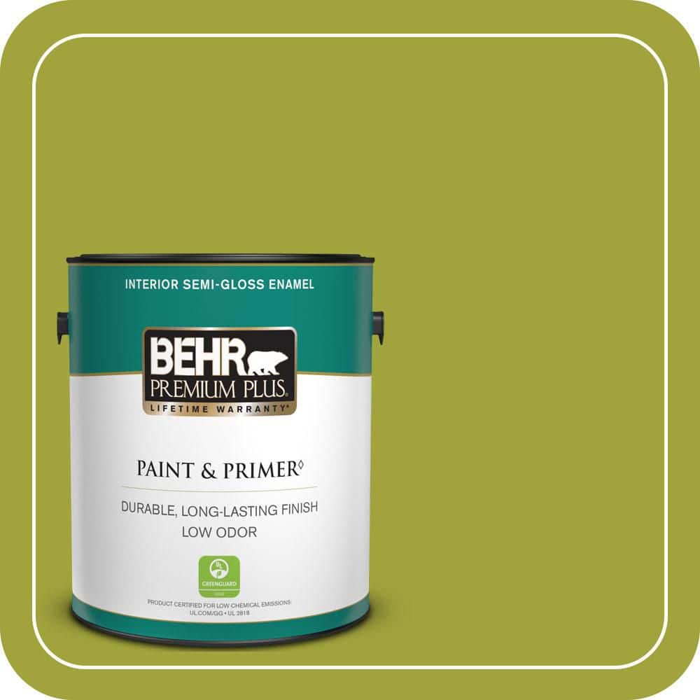 1 gal. #S-H-400 Rolling Hills Semi-Gloss Enamel Low Odor Interior Paint & Primer price history on PriceWatchPro
