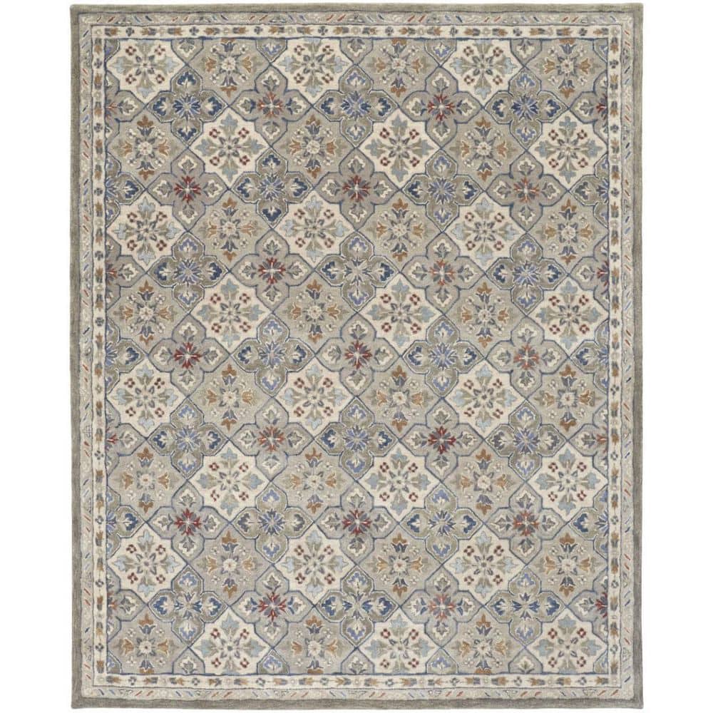 2 ft. x 8 ft. Taupe, Ivory Patchwork Area Rug price history on PriceWatchPro