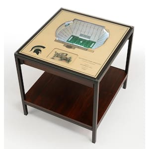 NFL New England Patriots 25 Layer Lighted StadiumView End Table