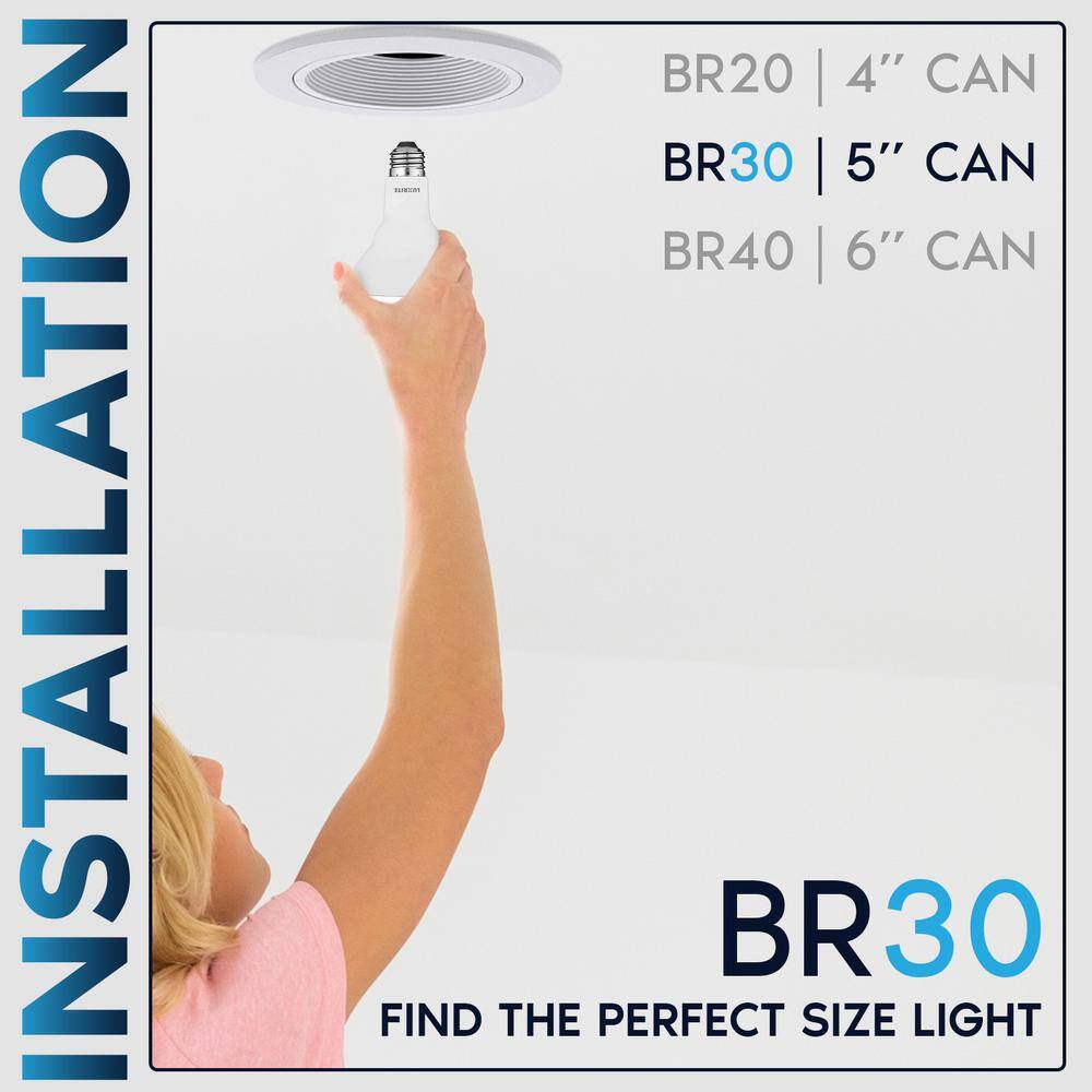 White Frosted Dimmable LED Flood Light Bulb