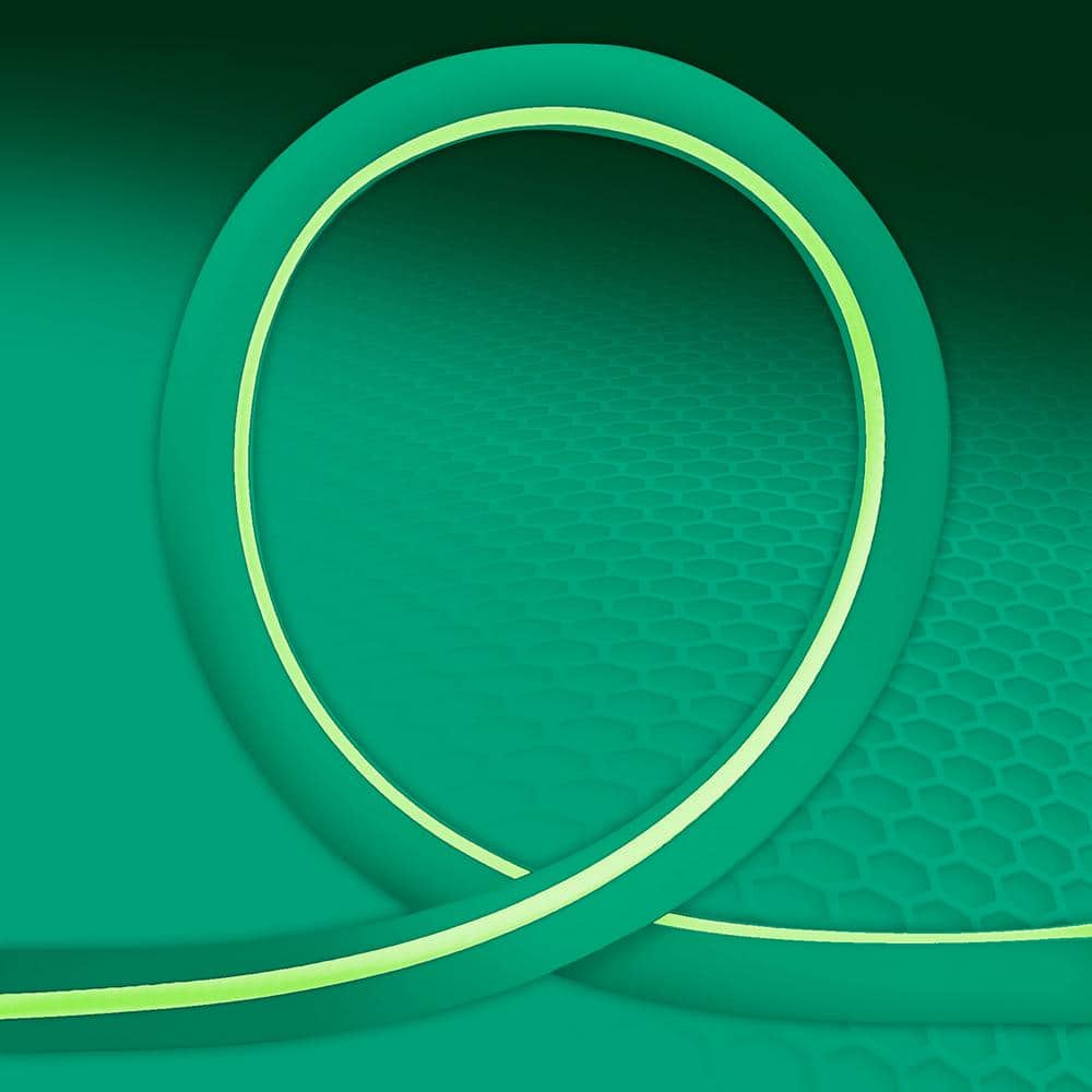 Green Hybrid Polymer 50 ft. Garden Hose with Swivel Handle