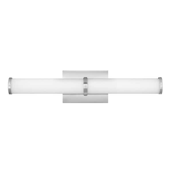 HINKLEY Simi 36.00-Watt Integrated Led Brushed Nickel Integrated Led Bath Light