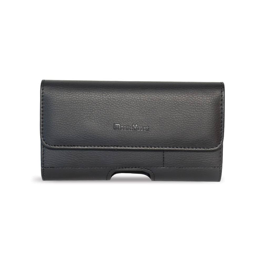 Size 6.6 in. x 3.5 in. x 0.7 in. Horizontal Phone Pouch with Belt Clip and 