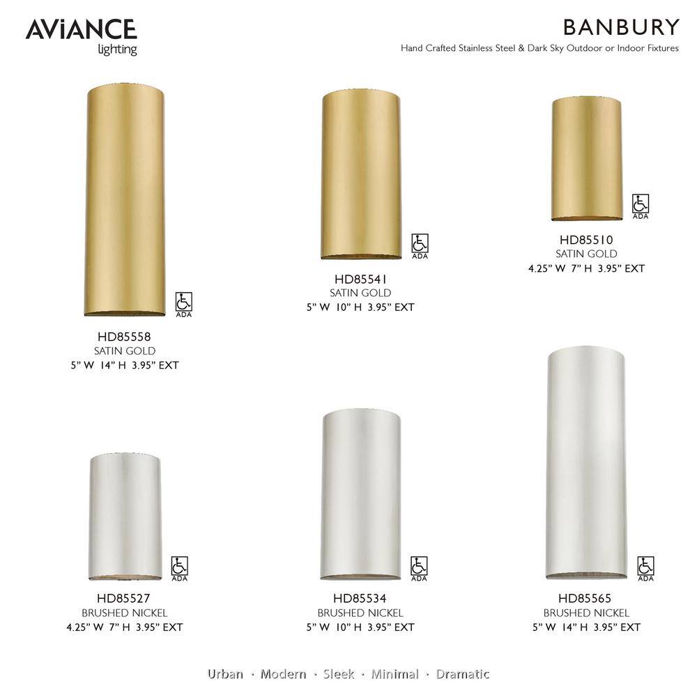 Satin Gold Handcrafted Stainless Steel Outdoor Wall Sconce