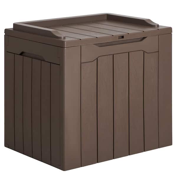 Unbranded 31 Gal. Brown Resin Deck Box