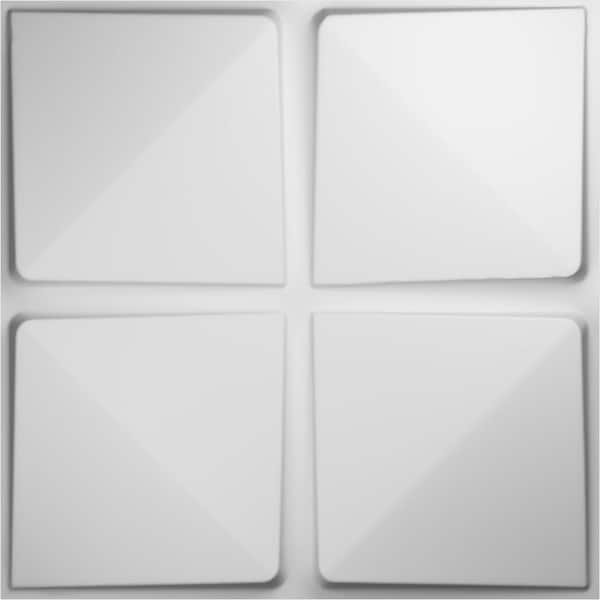 Ekena Millwork 19 5/8"W x 19 5/8"H Edinburgh EnduraWall Decorative 3D Wall Panel Covers 26.75 Sq. Ft. (10-Pack for 26.75 Sq. Ft.)