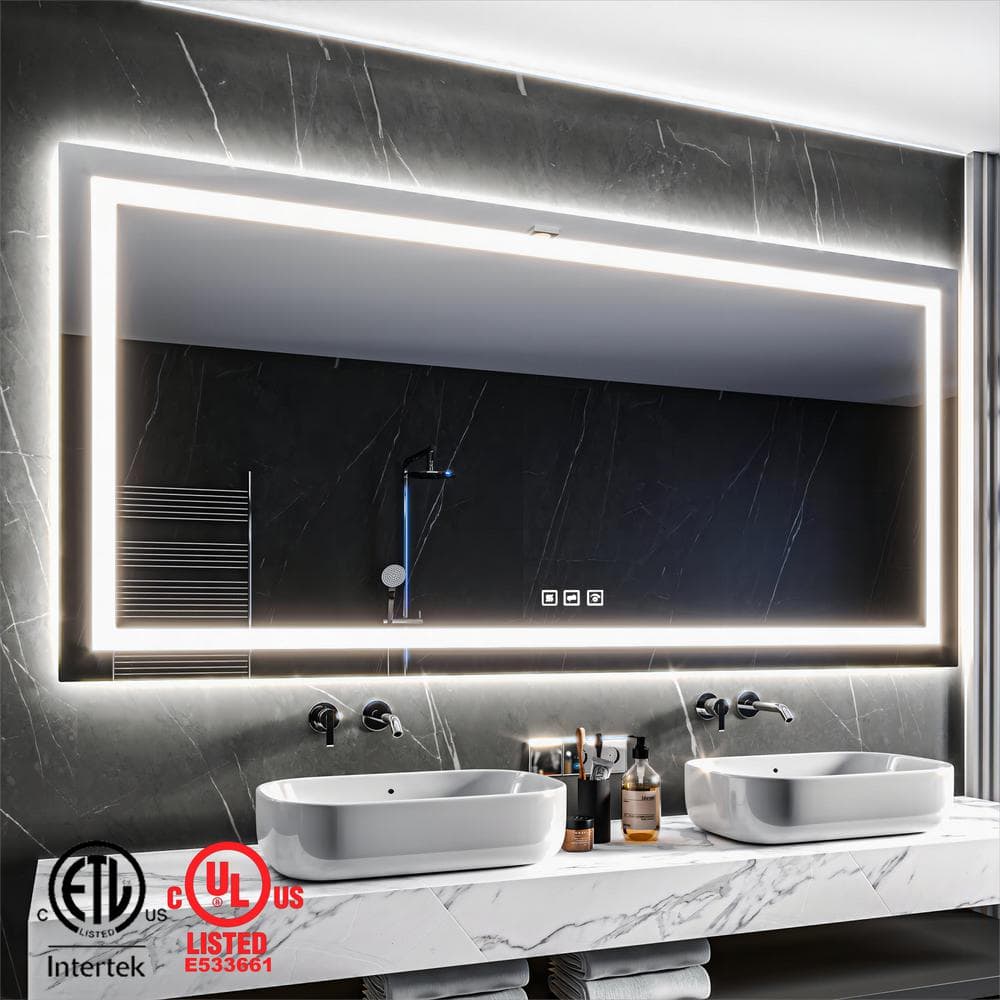 20×28 Inch LED popular Bathroom Mirror with Lights, Anti-Fog Mirror for Shower, Backlit