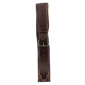 Tapered Leather Tool Belt Adjustable Size (Waists 40 in. - 54 in.)