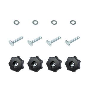 T-Track Knob Kit 7-Star 5/16 Threaded Knob, Bolts And Washers