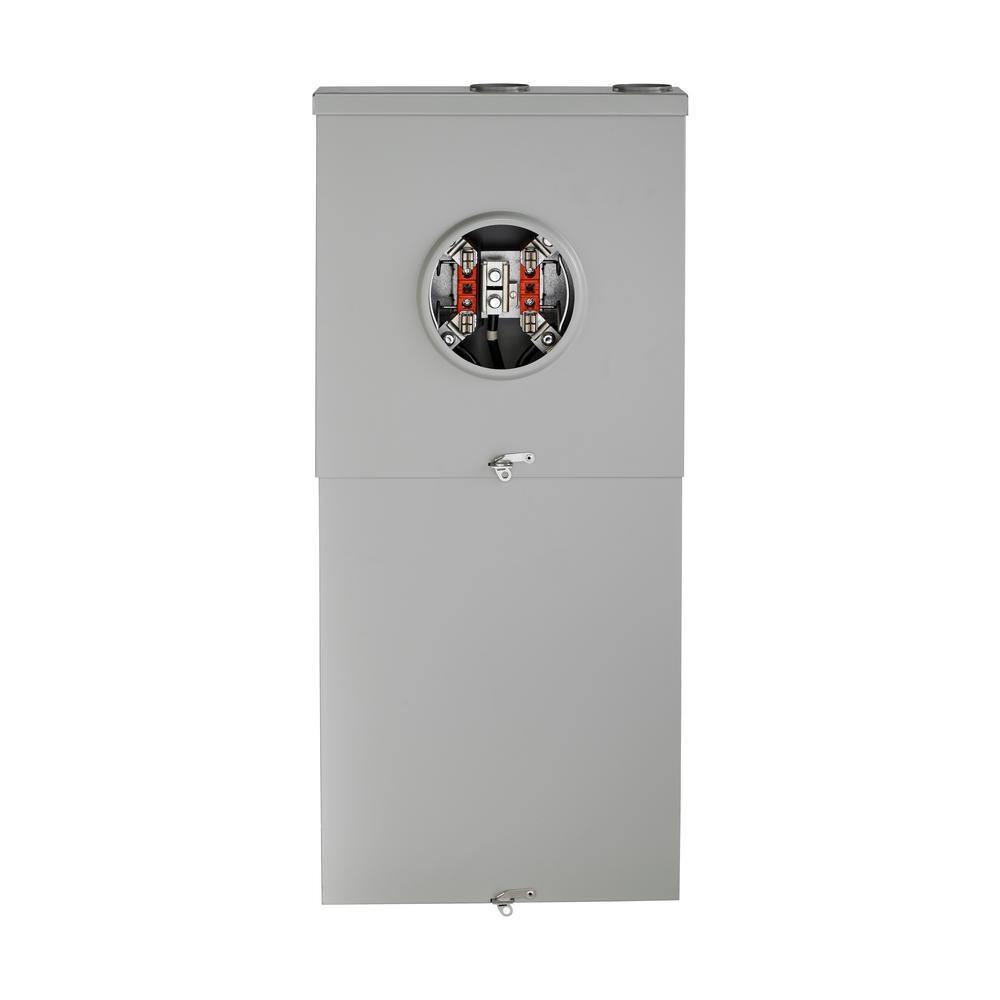 Leviton Manufacturing 200 Amp Outdoor Meter Main Combo, 8 Spaces