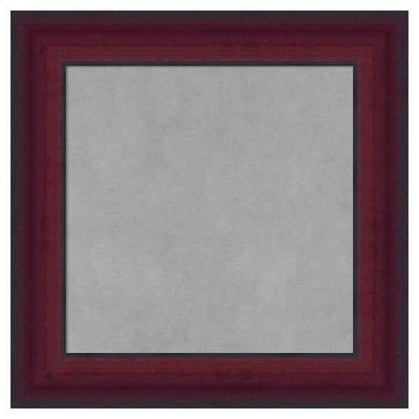 Amanti Art Canterbury Cherry 21 in. x 21 in. Framed Magnetic Board