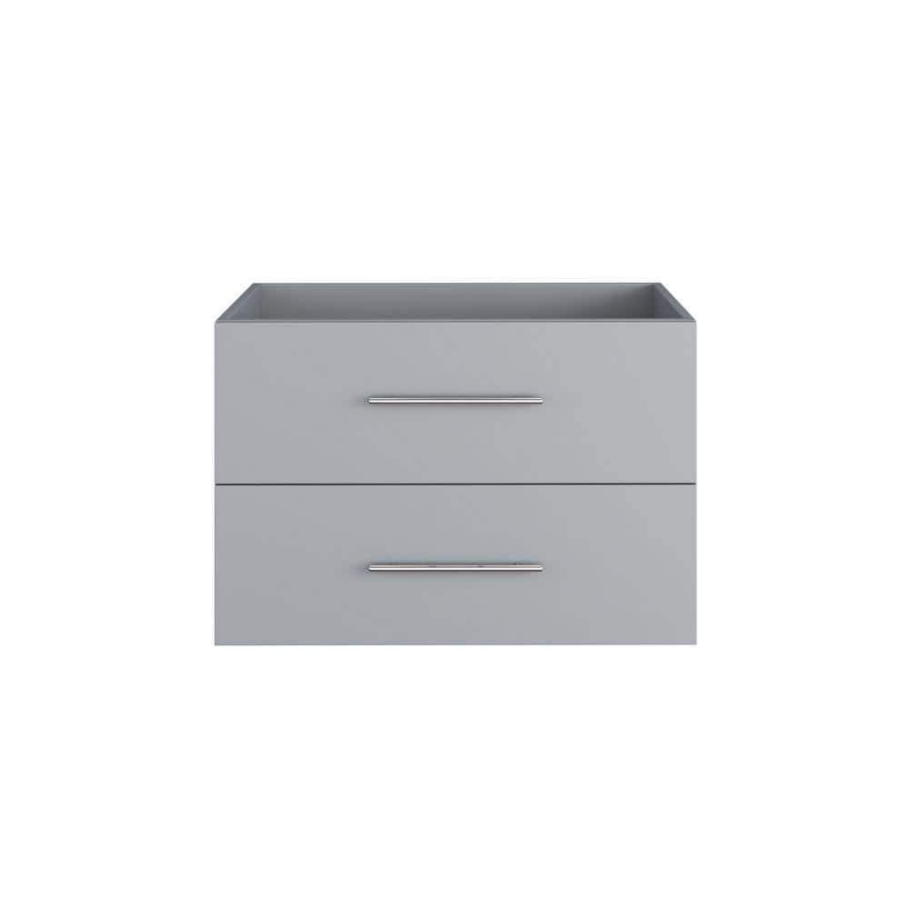 Napa 36 in. W x 22 in. D x 21 in. H Single Sink Bath Vanity Cabinet without Top in Gray, Wall Mounted price history on PriceWatchPro