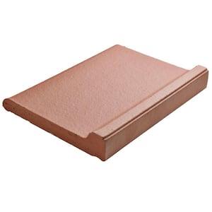 Quarry Cove Base Red 4-3/8 in. x 5-7/8 in. Satin Ceramic Floor and Wall Tile Trim