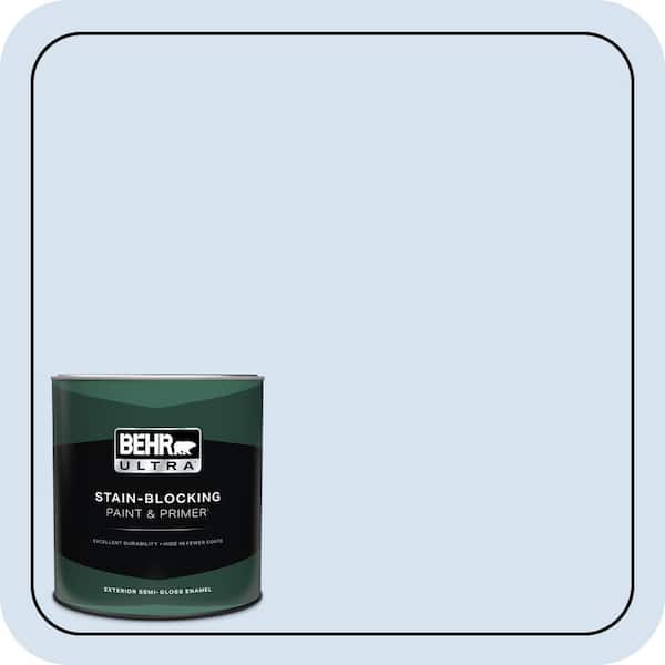 BEHR ULTRA 1 qt. #PPL-23 Blooming Aster Semi-Gloss Enamel Exterior Paint & Primer