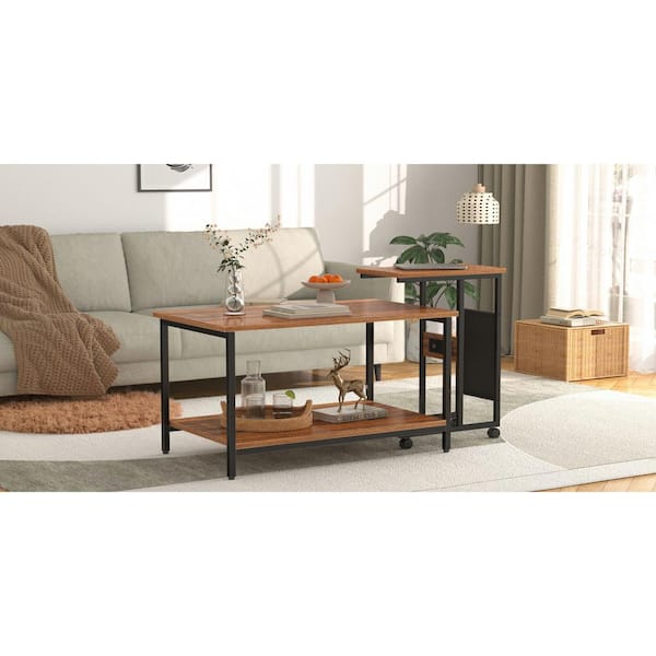 サイドテーブル・ナイトテーブル・ローテーブル ACME furniture brooks coffee table BROOKS HEXAGON TABLE / BLACK GLASS | JOURNAL STANDARD FURNITURE