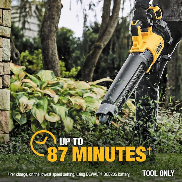 DEWALT - 20V MAX 125 MPH 450 CFM Brushless Cordless Battery Powered Blower Kit with (1) 5 Ah Battery & Charger